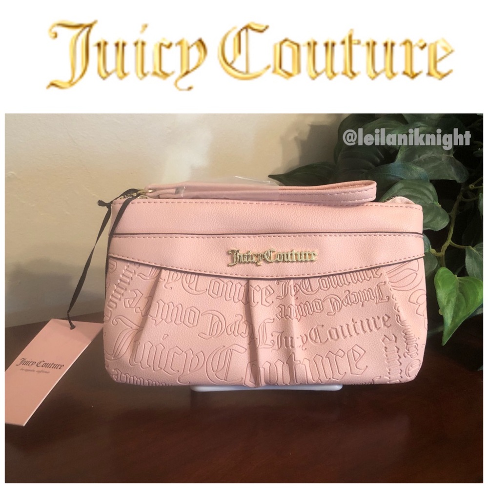 Juicy Couture Macaroon Word Play Logo Wristlet - Picture 9 of 16